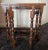 Vintage English Oak Flip Top Gateleg End Table For Sale - Image 9 of 12