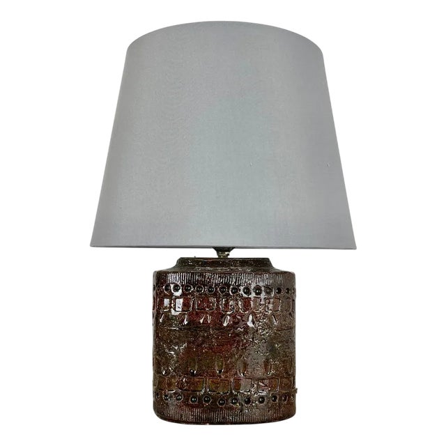 Large Ceramic Table Light attributed to Bitossi, 1970s For Sale