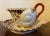 Ceramic Antique 19th Century Old Paris Porcelain Sea Shell Form Teacup & Saucer With Coral Handle- 2 Pieces For Sale - Image 7 of 13