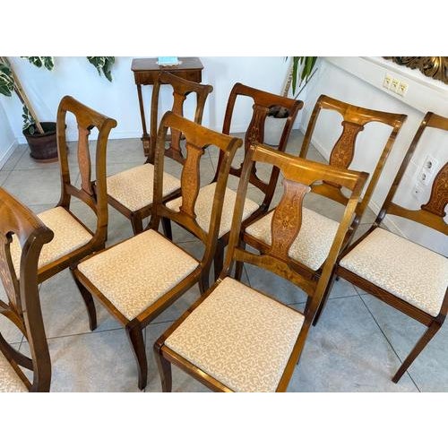 Baroque Armchairs, 1920s, Set of 8 For Sale - Image 9 of 10