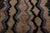 Vintage Moroccan Tribal Geometric Beige Brown and Blue Wool High Pile Rug For Sale In New York - Image 6 of 7