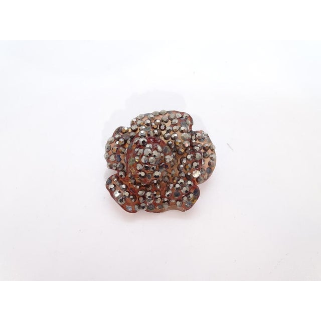 Rosa Brooch with Crystals from Giorgio Armani, Italy, 1990s For Sale - Image 13 of 18