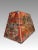 Large Certified Antique Red Lacquer Chinese Trapezoid Dragon & Cloud Box / Iron Bound Wood Chest With Original Iron Fittings For Sale - Image 4 of 10