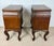 French Louis XV Style Wooden Nightstands, 1940, Set of 2 For Sale - Image 11 of 15