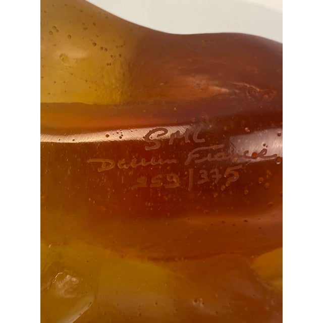 Glass Daum Secret d'Amour by Sylvie Mangaud Lasseigne 375 Ex For Sale - Image 7 of 7