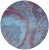 Abstract Nicolette Mayer Agate Lava 16" Round Pebble Placemats, Set of 4 For Sale - Image 3 of 3