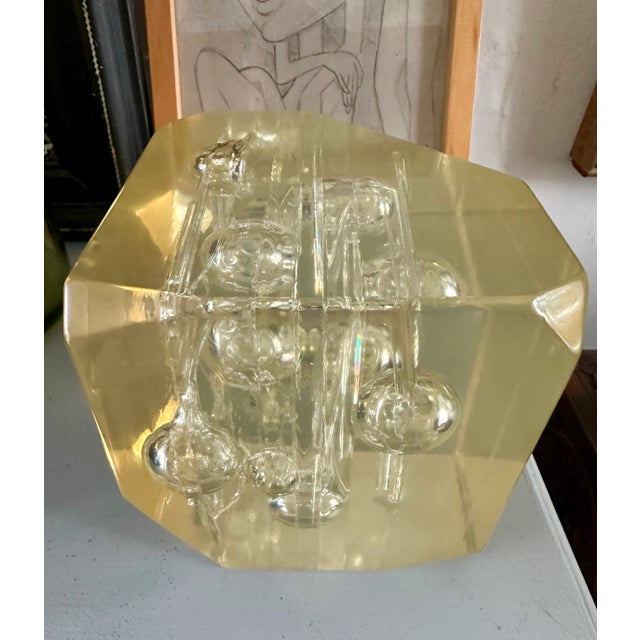 Michèle Canzoneri, Sculpture, 1972, Hand-Blown Glass & Resin For Sale - Image 6 of 18