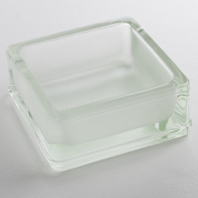 Lumax Molded Glass Ashtray, Desk Accessory Catchall, Design by Le Corbusier For Sale - Image 11 of 14