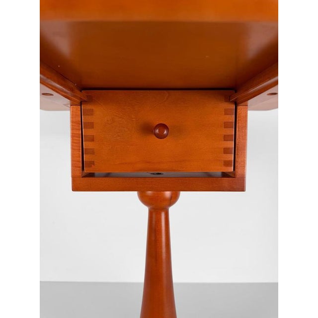 Wood Side Tables in Cherry Wood by De Padova, 1980s, Set of 2 For Sale - Image 7 of 18