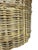 Wood Large Woven Wicker Handeled Baskets- A Pair For Sale - Image 7 of 9