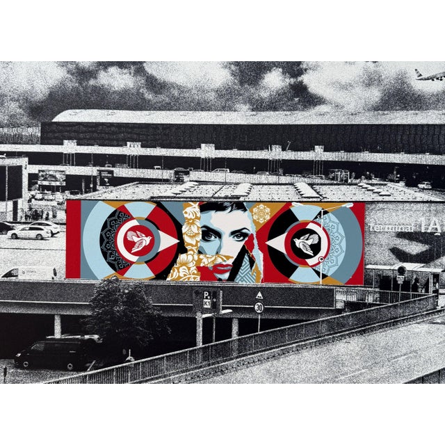 Shepard FAIREY (Obey Giant) (1970-) Ideal Power Vienna, 2018 Original heliogravure and serigraphy Signed in pencil...