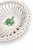 Gold Vintage Handpainted Apponyi Green 7373 Openwork Porcelain Basket from Herend, Hungary, 1970s For Sale - Image 8 of 10