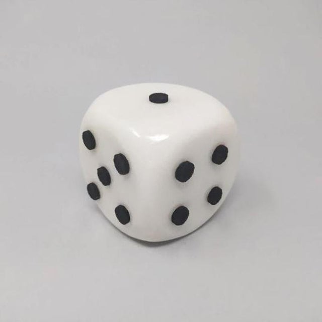 Big Italian Marble Dice, Italy, 1970, Set of 2 For Sale - Image 4 of 7