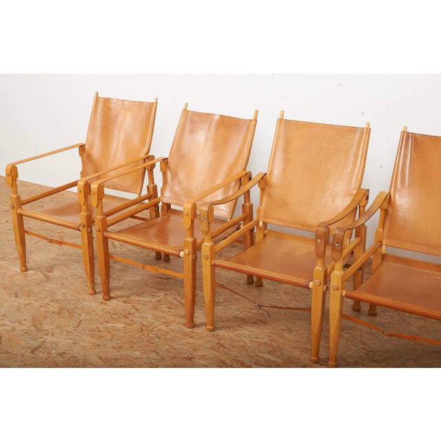 Colonial Armchair with Beechwood Frame and Leather Upholstery by Wilhelm Kienzle for Wohnbedarf, 1928 For Sale - Image 10 of 16