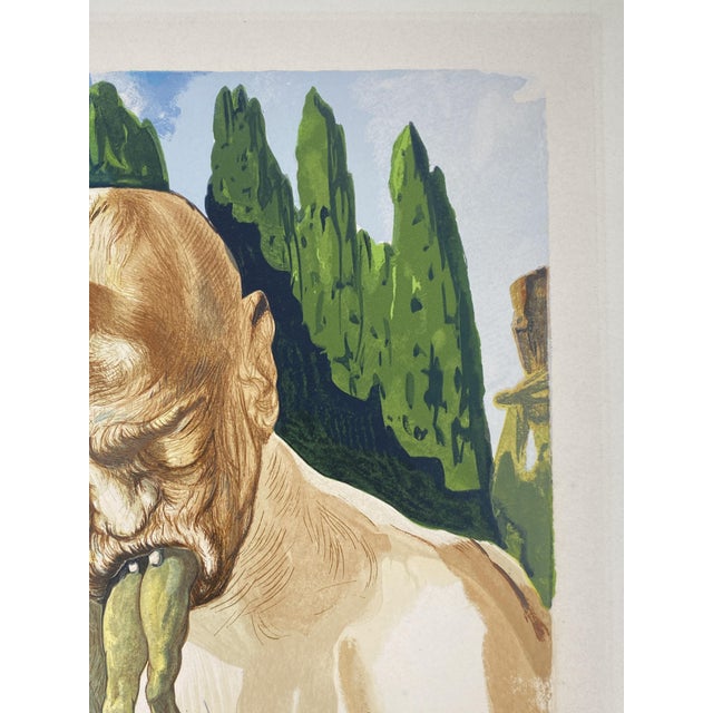 Salvador Dali, The Logician Devil from the Divine Comedy, 1960s, Woodcut For Sale - Image 5 of 12