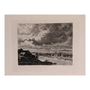 Late 19th Century French Folio Engraving