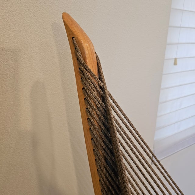 1980s Matched Pair of "Harp" Chairs in Ash Attributed to Jørgen Høvelskov - Two Chairs For Sale - Image 14 of 16
