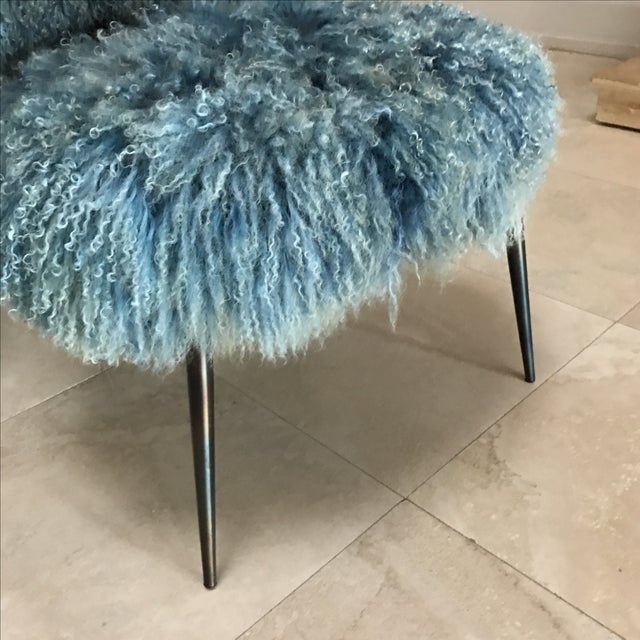 Baxter Mongolia Fur Chairs Pair Chairish