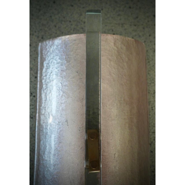 2000 - 2009 Mid-Century Murano Pink Art Glass Wall Light and Sconces, 2000 For Sale - Image 5 of 10