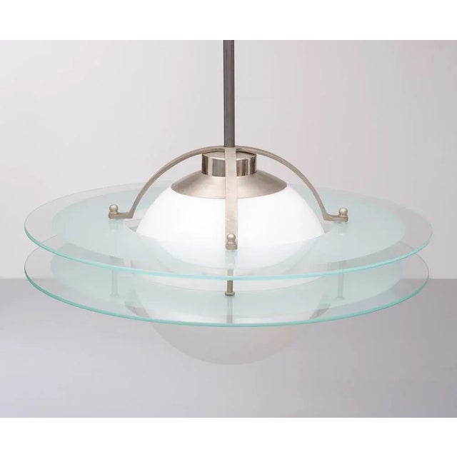 1980s Art Deco Saturn Lamp by Willem H Gispen for Louis Van Teeffelen For Sale - Image 5 of 15