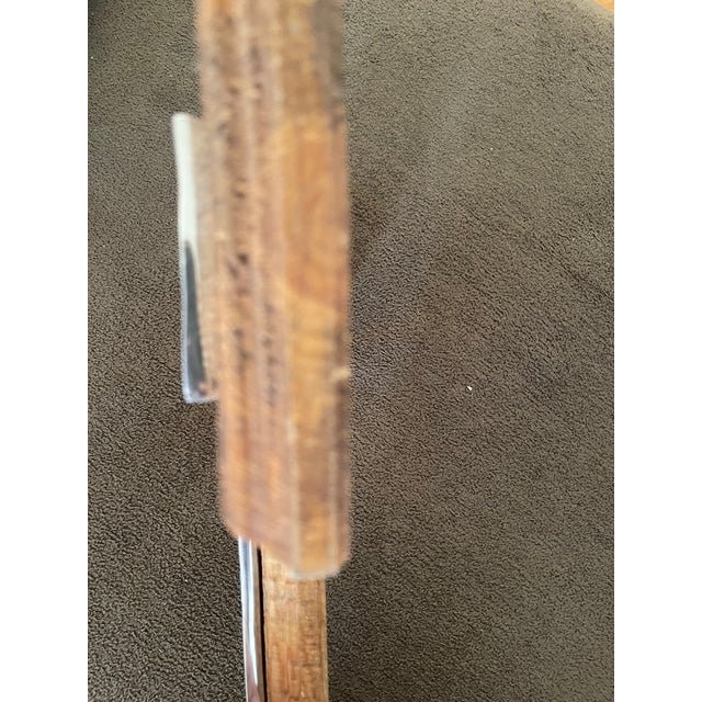 Wood Wood Wall Cross With Ornate Silver Overlay For Sale - Image 7 of 8