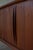 Rare 1960's Bernhard Pedersen & Son Teak Credenza with Tambour doors. Interior has three felt-lined sliding, dovetail...