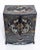 Antique Chinese Black Lacquer Double Dragon & Deers Jewellery Box Inlaid With Mother of Pearl For Sale In Tampa - Image 6 of 9