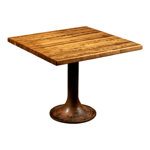 1930s Industrial Butcher Block Bistro Table