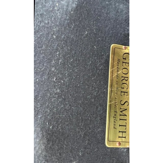 Textile George Smith Ottoman Bench With Bolster Pillows For Sale - Image 7 of 7