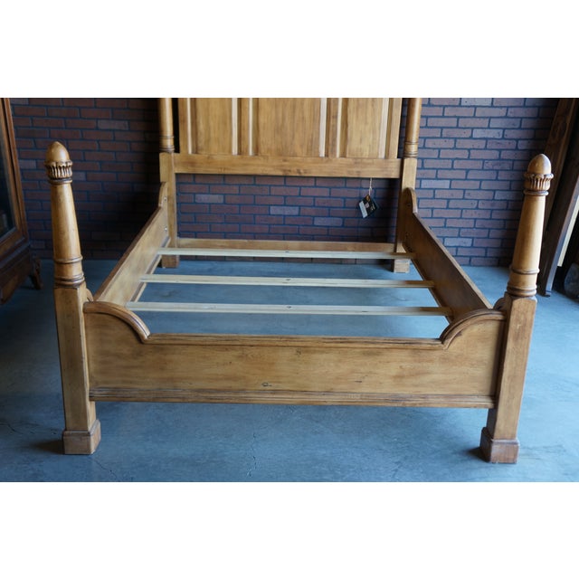 Heritage Raised Panel 4 Post Queen Bed For Sale - Image 9 of 9