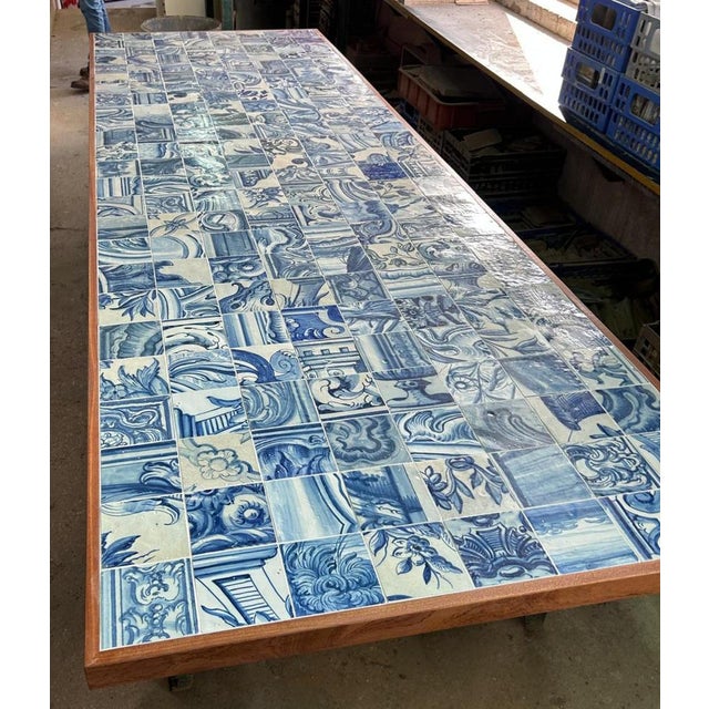 Baroque 18th Century Portuguese Table Top Panel For Sale - Image 3 of 10