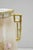 Pink Antique Nippon Twin Handled Pink Hand Painted Porcelain Hexagon Gold Rimmed Vase For Sale - Image 8 of 13