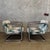 Add a striking dash of Mid-Century modern flair to your space with this stunning pair of vintage 1970s chrome cantilever...