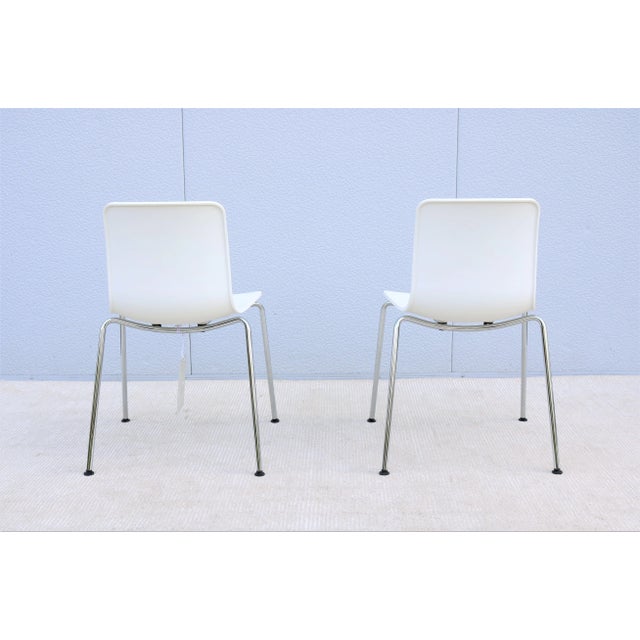 Italy Modern Jasper Morrison for Vitra Hal Tube Stackable Dining Chairs Set of 6 For Sale - Image 11 of 13