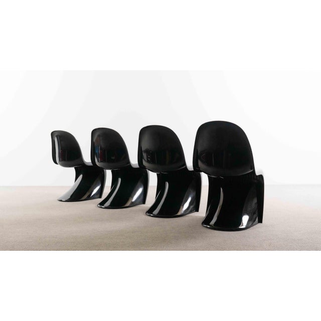 1970s Panton Chairs by Verner Panton for Herman Miller, 1971, Set of 4 For Sale - Image 5 of 18