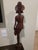 Auburn Vintage Mid-Century Balinese Modernist Mother and Daughter Statue Set – 2-Piece Suar Wood Collection For Sale - Image 8 of 12