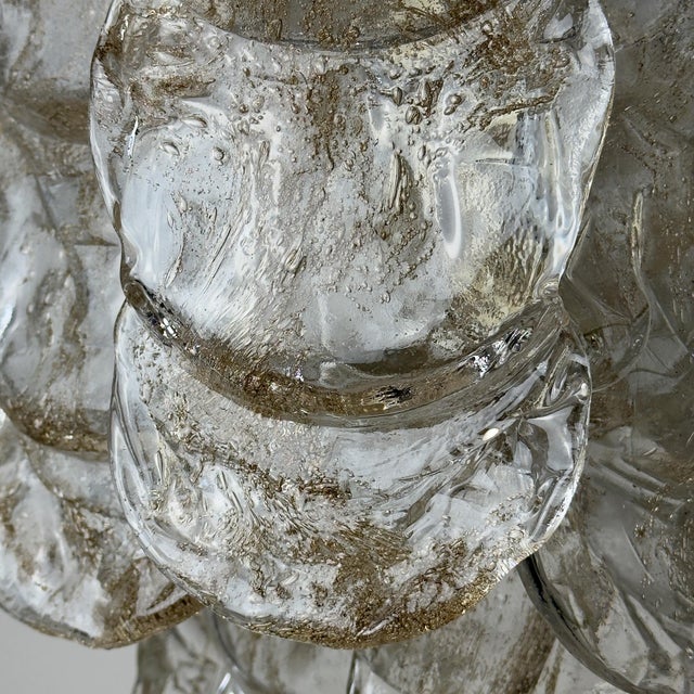1970s Vintage Murano Glass Chandelier from Mazzega, Italy 1970s For Sale - Image 5 of 18