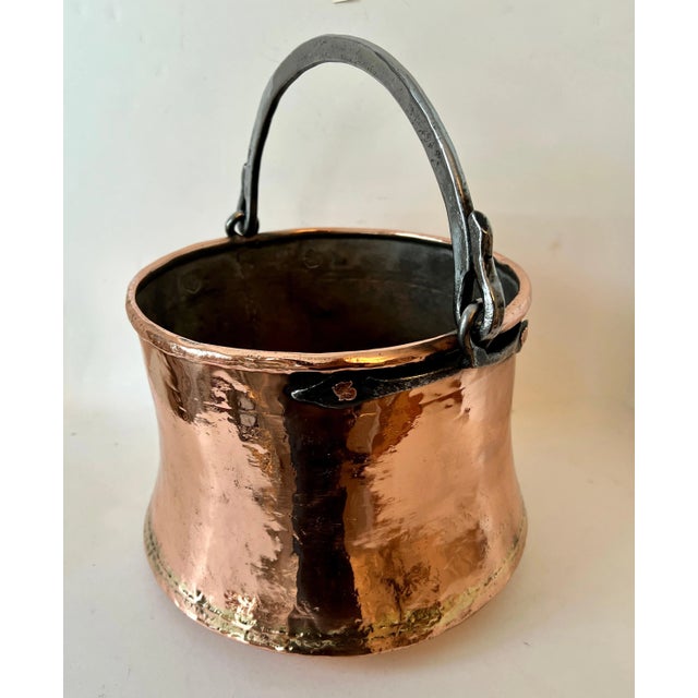 English 19th English Century Copper Pot Centerpiece Jardiniere or Planter For Sale - Image 3 of 8