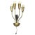 Italian Wall Light in Metal and Brass, 1960s For Sale - Image 10 of 10