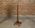English English Turn of the Century Oak Barley Twist Floor Lamp with Quadripod Base For Sale - Image 3 of 9