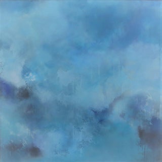 "Finding the Way Home" Abstract Mixed-Media Painting on Canvas by C. Damien Fox For Sale