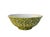 Farmhouse Large Vintage Italian Green Spongeware Stoneware Bowl | 13.25” Classical Schizzato Spatterware Serving Bowl | Rustic Farmhouse Ceramic Décor For Sale - Image 3 of 8