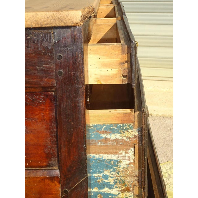 Brown Chest of Drawers in Beech, 1800s For Sale - Image 8 of 18