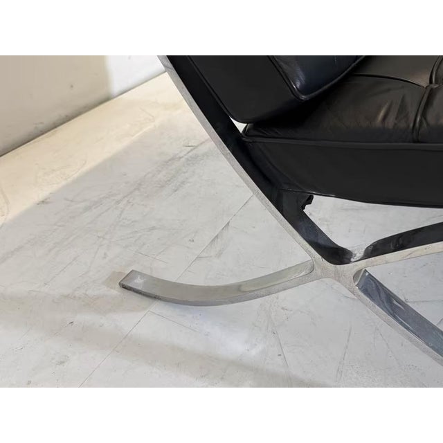 Leather Barcelona Chairs by Ludwig Mies van der Rohe for Knoll Inc. For Sale - Image 10 of 18