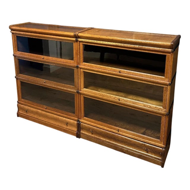 Bookcase from Globe Wernicke, 1890s, Set of 6 For Sale