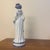 Vintage Mid-Century Glazed Porcelain Figurine of a Victorian Lady With Parasol For Sale - Image 10 of 12