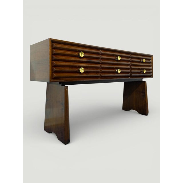 Wood Mid-Century Modern Italian Wooden Sideboard by Paolo Buffa, 1940s For Sale - Image 7 of 18