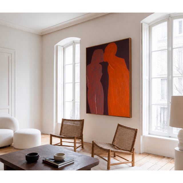 Early 21st Century Bodasca, A Kiss, 2026, Acrylic on Canvas For Sale - Image 5 of 10
