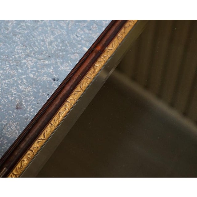 Antique Chippendale Giltwood Wall Mirror with Phoenix, 1760s For Sale - Image 11 of 15