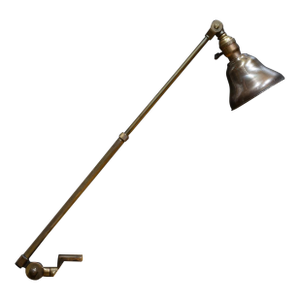 Extendable Industrial Bronze Task Lamp c.1930-1940